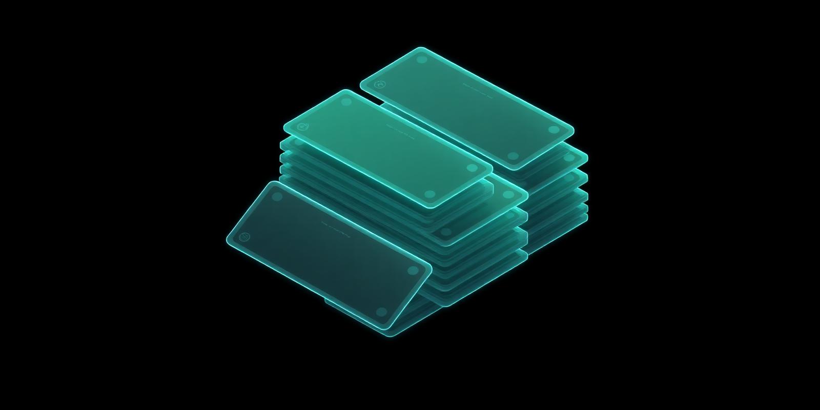 Stacked digital investment certificates in perspective